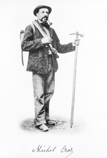 War bei mehreren Erstbesteigungen in den Alpen beteiligt: Michel-Auguste Croz aus Chamonix.